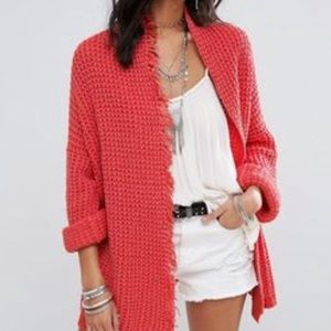 Free People I’ll be around cardigan